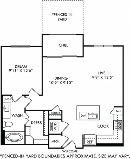 3Sixty Flats Grand Prairie floor plan 10