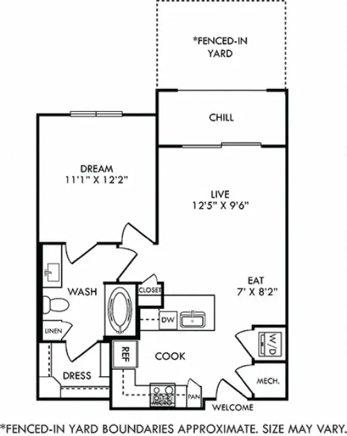 3Sixty Flats Grand Prairie floor plan 3