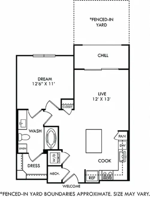 3Sixty Flats Grand Prairie floor plan 5