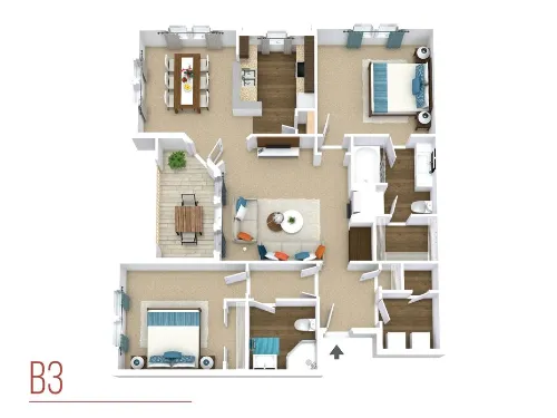 Abbey at Vista Ridge Lewisville FloorPlan 6