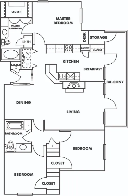 Arboretum Estates Richardson FloorPlan 14