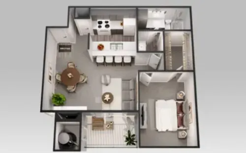 Autumn Breeze Apartments Lewisville FloorPlan 1