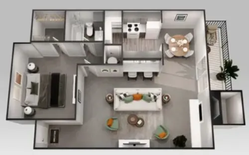 Autumn Breeze Apartments Lewisville FloorPlan 2