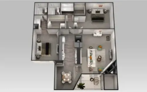 Autumn Breeze Apartments Lewisville FloorPlan 4