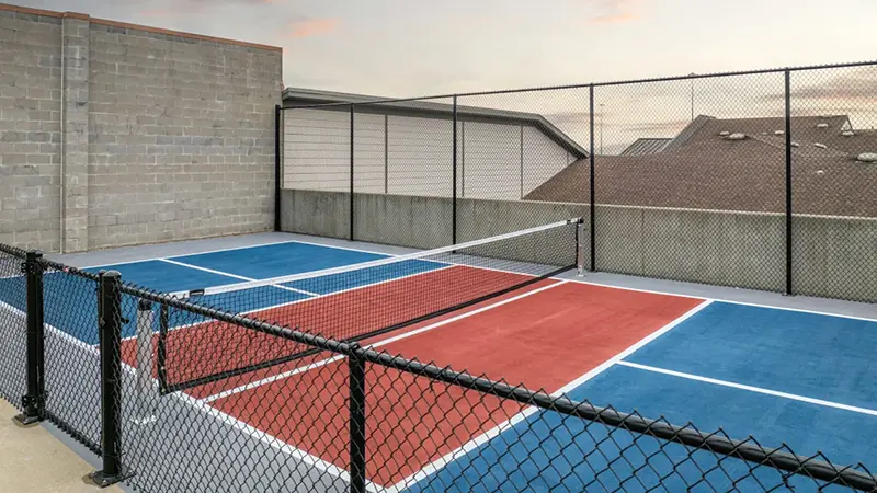 Auxo at Memorial Apartments Pickleball Courts