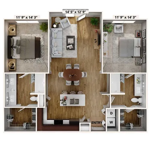 Avalon At Pier 121 Lewisville FloorPlan 12