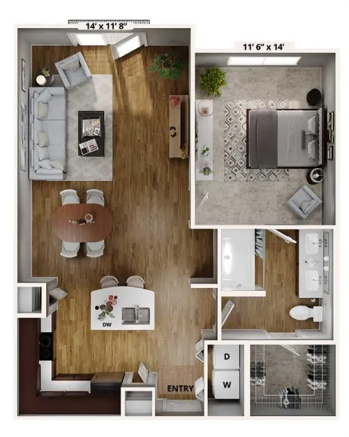 Avalon At Pier 121 Lewisville FloorPlan 7