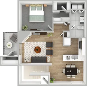 Avalon Villas Irving Floorplan 2