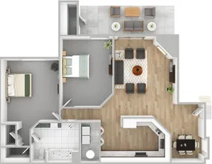 Avalon Villas Irving Floorplan 3