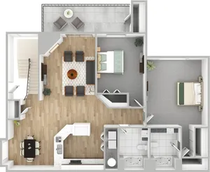 Avalon Villas Irving Floorplan 4