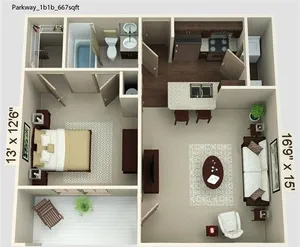 Avenues at Craig Ranch McKinney Floorplan 1