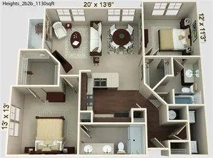 Avenues at Craig Ranch McKinney Floorplan 4
