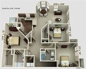 Avenues at Craig Ranch McKinney Floorplan 8