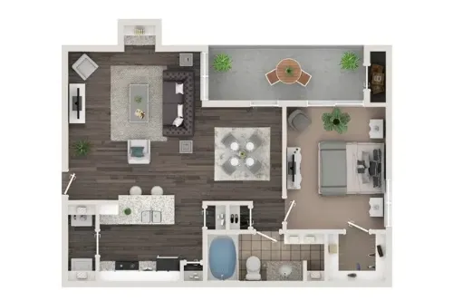 Avery Apartments Lewisville FloorPlan 2