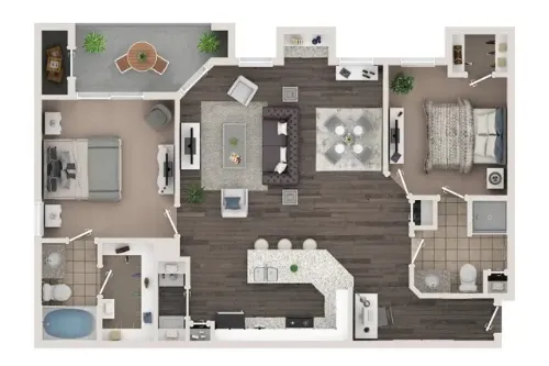 Avery Apartments Lewisville FloorPlan 5