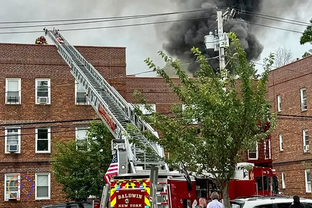 Baldwin NY Apartment Fire