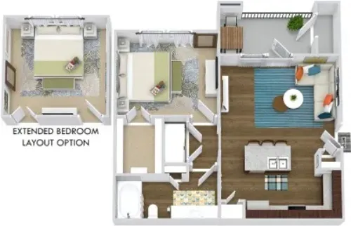 Bexley Mansfield Grand Prairie FloorPlan 1