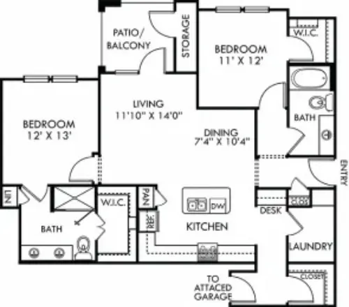 Bexley Mansfield Grand Prairie FloorPlan 23