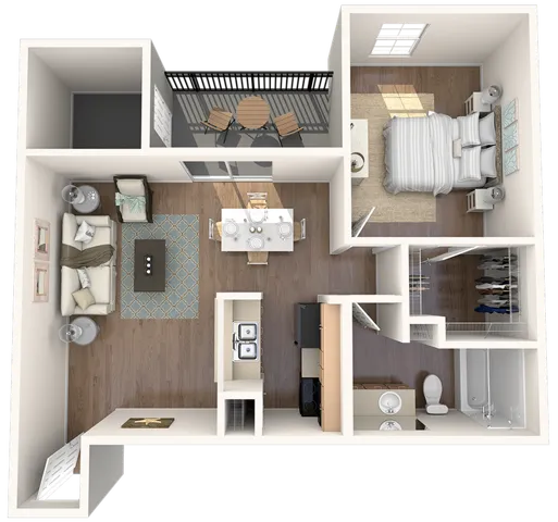 Bridgeport Apartments Irving Floorplan 4