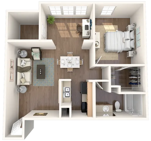 Bridgeport Apartments Irving Floorplan 5