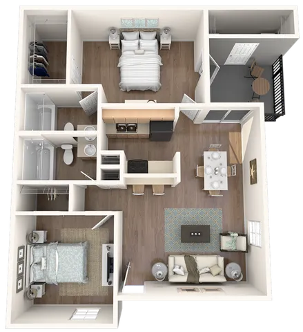 Bridgeport Apartments Irving Floorplan 7