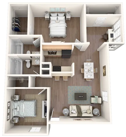 Bridgeport Apartments Irving Floorplan 8