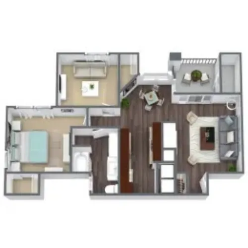 Bridges at Oakbend Lewisville FloorPlan 6