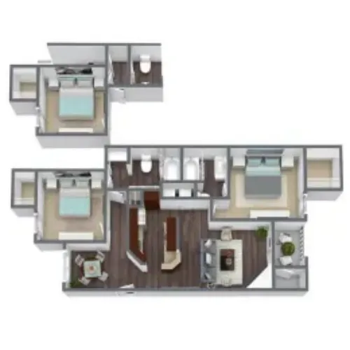Bridges at Oakbend Lewisville FloorPlan 7