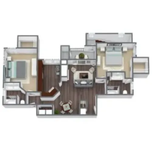 Bridges at Oakbend Lewisville FloorPlan 8