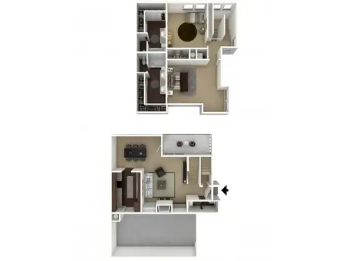 Broadmoor Villas Irving Floorplan 5