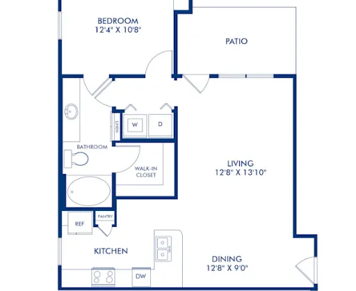 Camden Riverwalk Grapevine Floorplan 2