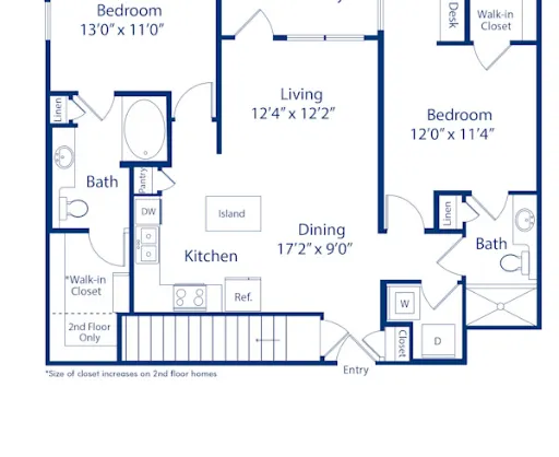 Camden Riverwalk Grapevine Floorplan 22