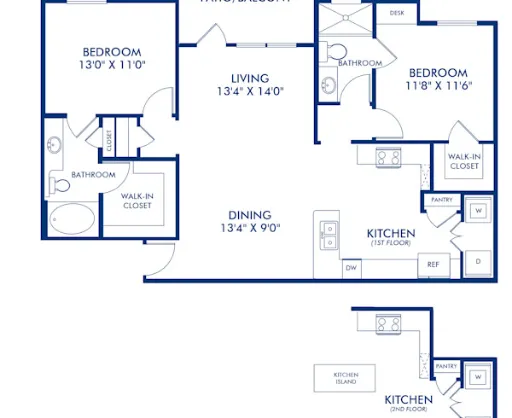 Camden Riverwalk Grapevine Floorplan 24