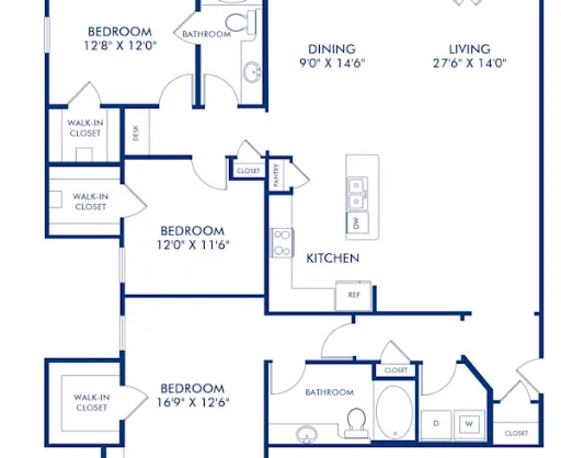 Camden Riverwalk Grapevine Floorplan 25