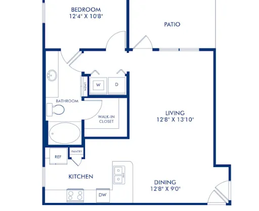 Camden Riverwalk Grapevine Floorplan 8