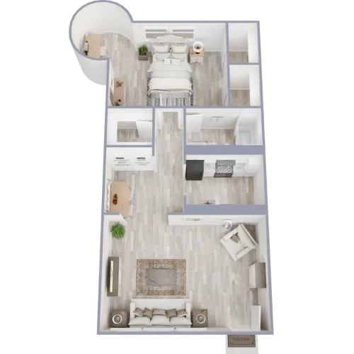 Camelot Apartments Richardson FloorPlan 4