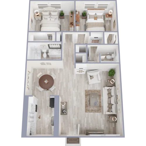 Camelot Apartments Richardson FloorPlan 5
