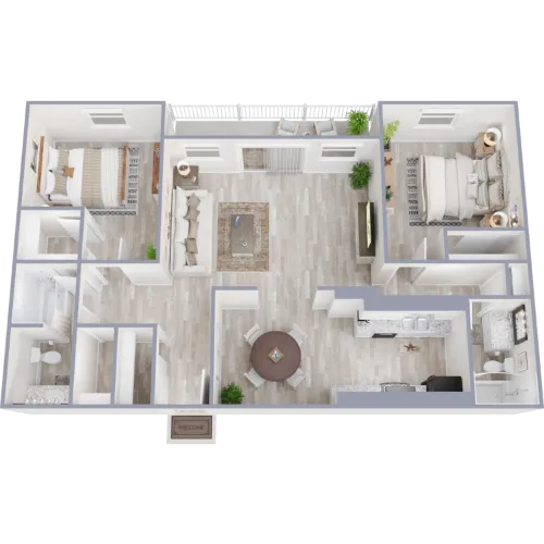 Camelot Apartments Richardson FloorPlan 6