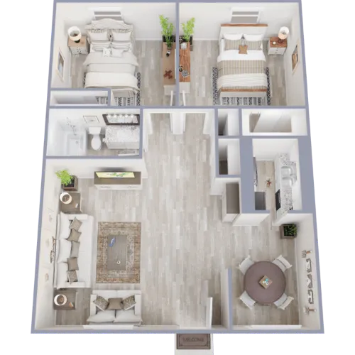 Camelot Apartments Richardson FloorPlan 7