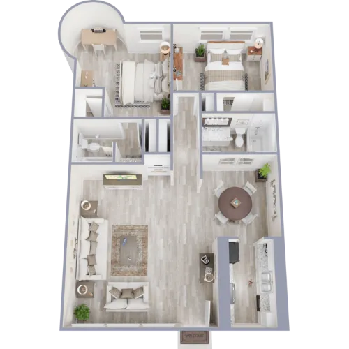 Camelot Apartments Richardson FloorPlan 8
