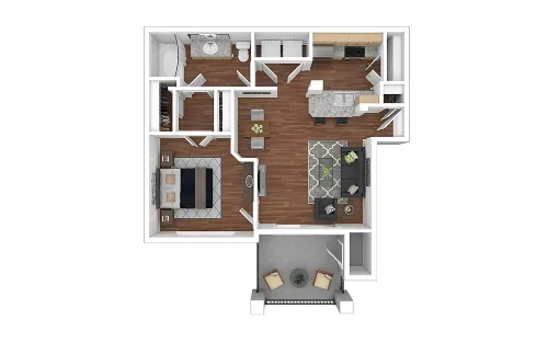 Cortland Prairie Creek Richardson floor plan 1