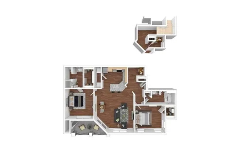 Cortland Prairie Creek Richardson floor plan 7