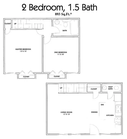 Cotton Creek Apartments Grand Prairie FloorPlan 2