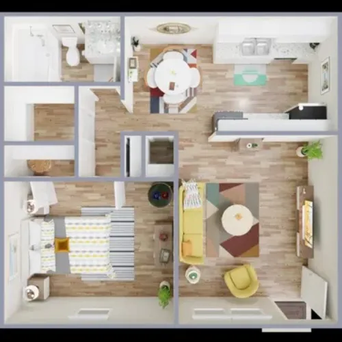Cottonwood Park Village Grand Prairie FloorPlan 1