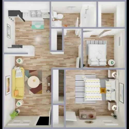 Cottonwood Park Village Grand Prairie FloorPlan 4