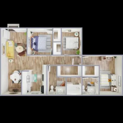 Cottonwood Park Village Grand Prairie FloorPlan 5