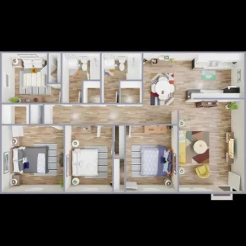 Cottonwood Park Village Grand Prairie FloorPlan 6