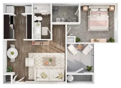Covington Creek Irving FloorPlan 1