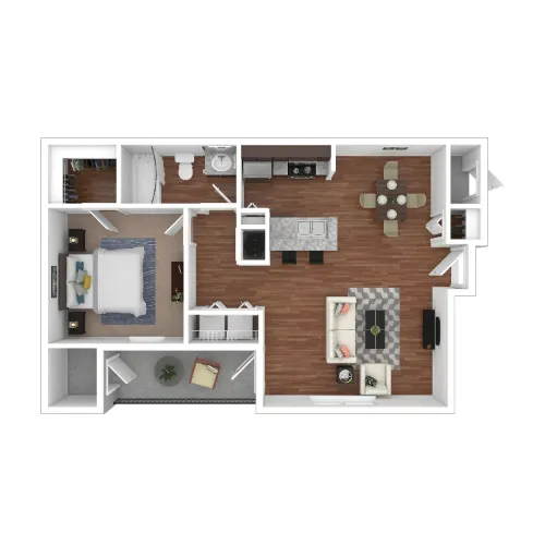 Crescent Cove at Lakepointe Lewisville FloorPlan 1