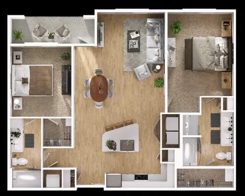 Cue Galatyn Station Richardson FloorPlan 5